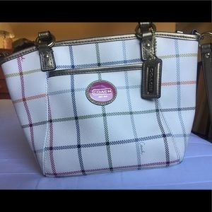 Coach Peyton Tattersall Small Tote